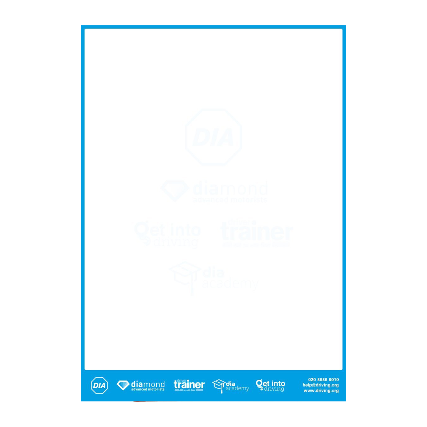 DIA A5 Notepad (50 sheets)