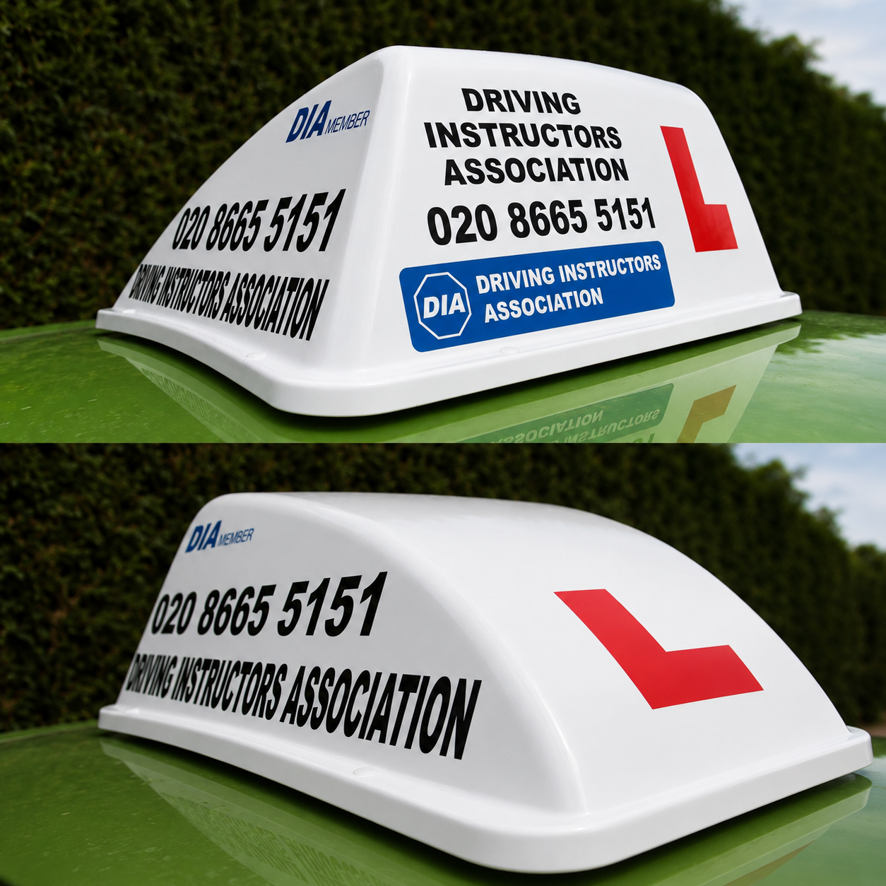 DIA AERO Roof Sign (personalised) with Roof Film