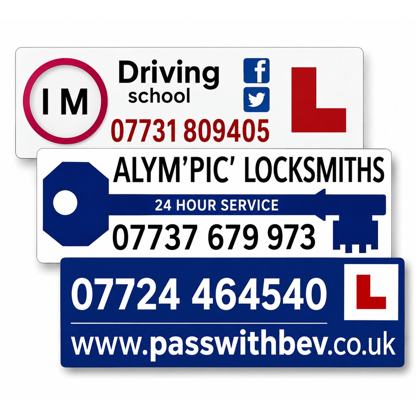 DIA Magnetic Door Panels (Personalised, Pair)