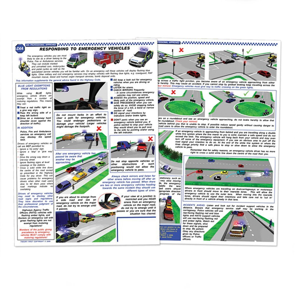 Blue Light Emergency Vehicle Response Pads image 0