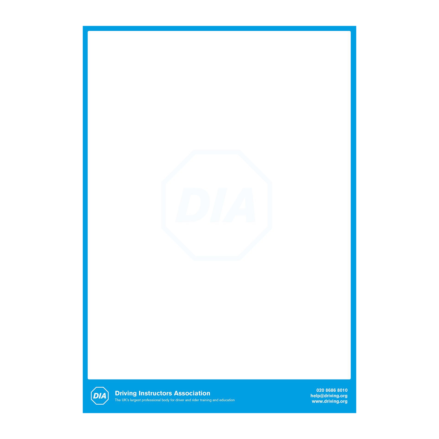 DIA A4 Notepad (50 Sheets)